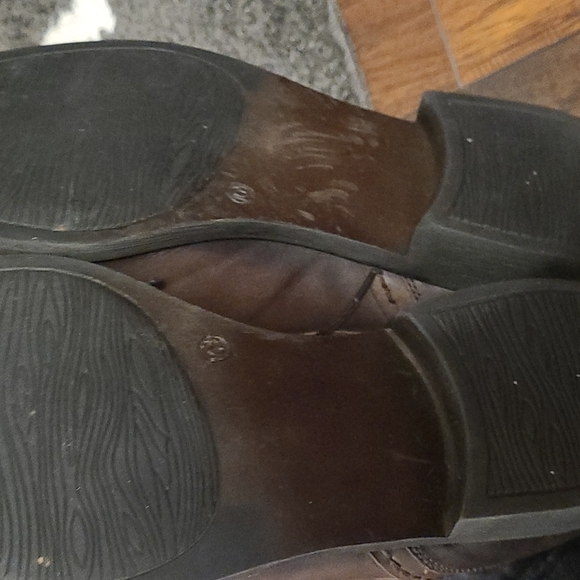 Giorgio Brutini sz 10.5 brown dress shoes - Picture 4 of 6